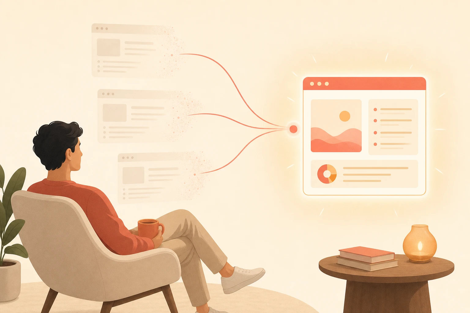 Gemini panel open in Chrome browser, comparing multiple open tabs at once